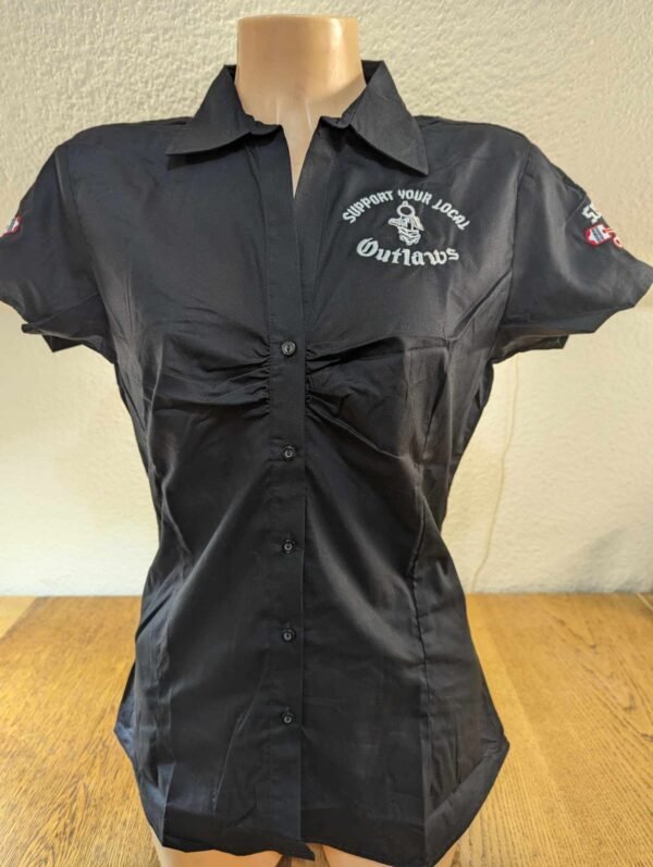 Woman's Support Shirt short arms embroidered