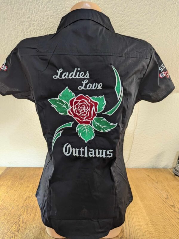 Woman's Support Shirt short arms embroidered - Image 3