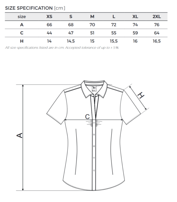 Woman's Support Shirt short arms embroidered - Image 4